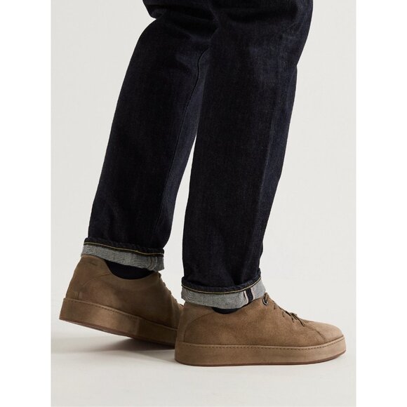 Loro Piana Nuages Sneakers in Brown Suede - Picture 2 of 8